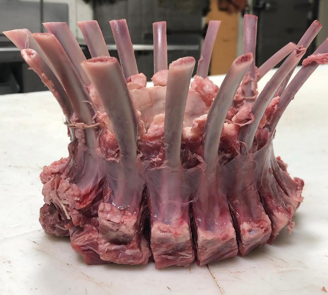 Fresh meat counter display